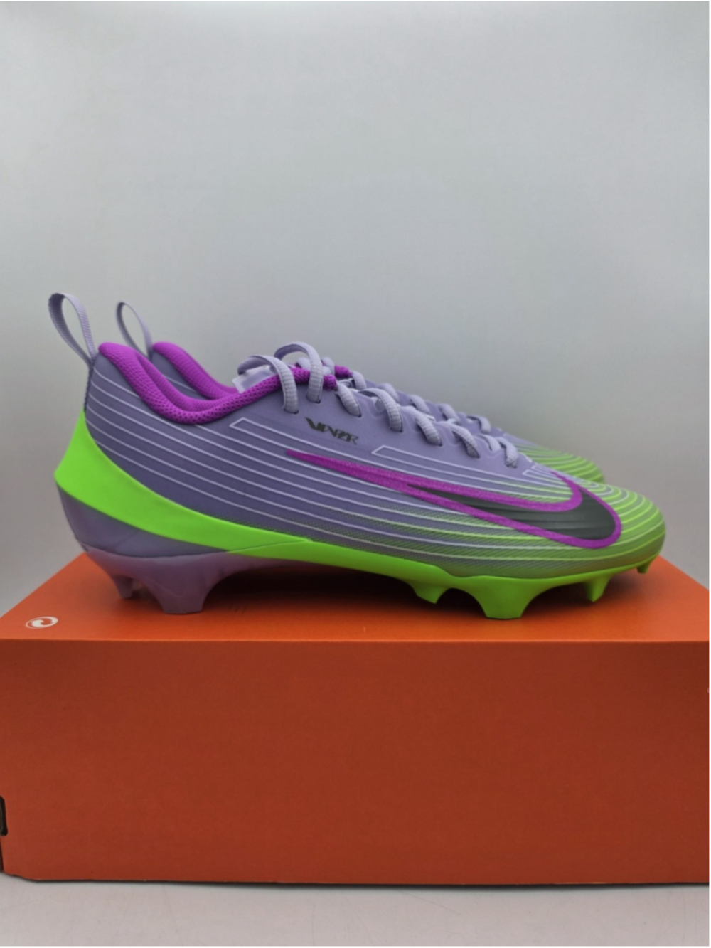 Nike Vapor Speed 3 NRG Football Cleats HJ4572-500 Green Purple Men Size 10